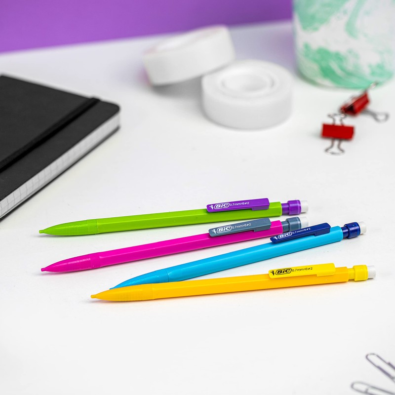 Bic Matic Fun Mechanical Pencil 0.7 mm HB with Eraser