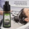Black Hair Shampoo White Hairs Dye Colouring Quick Dyeing 250ml