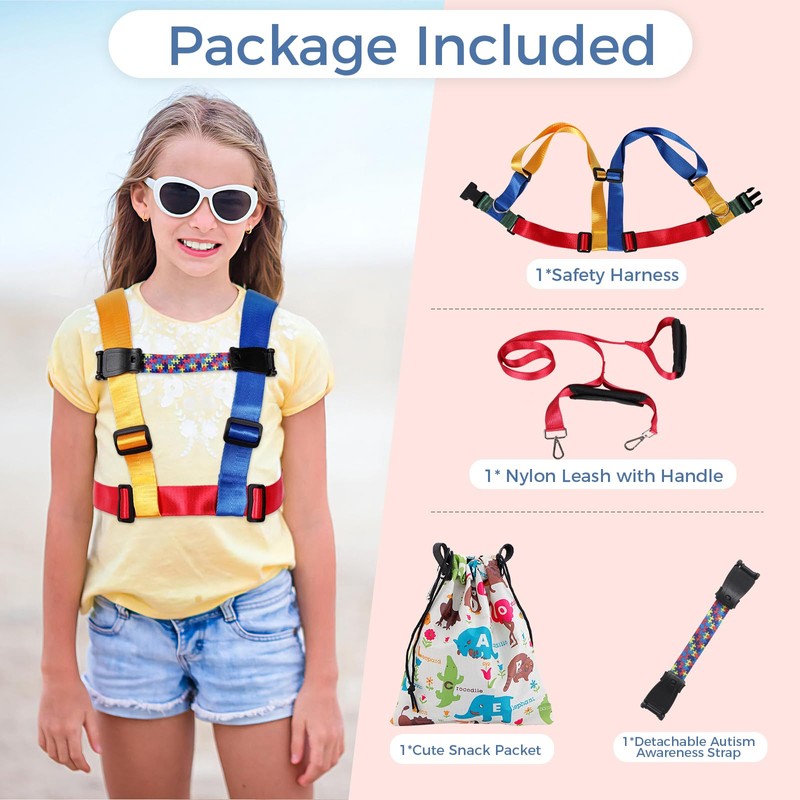 Safety Harness Leash for Big Kids with Autism and Special