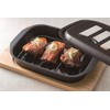 Ishigaki 4057 Grilling Meijin Square Deck, 9.8 x 7.1 inches