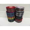 1 Roll of 38mm x 25 metres Tartan Ribbon Navy