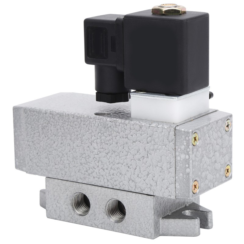 Electric Solenoid Valve G1/4in 2 Position 4 Way Square Single