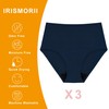 IRISMORII Seamless Incontinence Leak Proof Underwear for Women Absorbent Washable