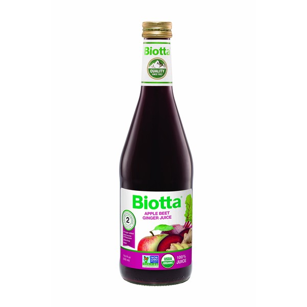 Biotta Organic Apple Beet Ginger Juice - 100% Juice Superfood