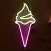 LED Neon Light Ice Cream Waterproof Battery USB Powered Hangable