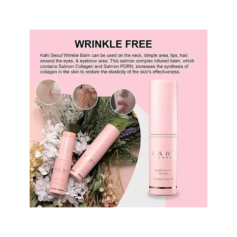 Bálsamo Facial Kahi Wrinkle Bounce de 9g para Piel Seca
