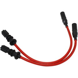 AIP Electronics Dragon FIRE Performance Direct Fit 8.5mm Low Ohm Spark Plug Wire Set Compatible with 2014-2020 Polaris Scrambler 850 and XP 1000 Replaces 4014007 4013328 OEM Fit PWJ308