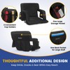 Sheenive Reclining Stadium Seats with Back Support, Bleacher Seat Cushion