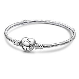 Ruaidhra Sterling silver 925 bracelet for women, design your unique charm bracelet and tell your story, 19 cm