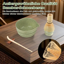 Snovire Matcha Whisk for Stirring Matcha Powder | 100 Prong Design for Smooth Foam and Melt Matcha Powder | Japanese Tea Tool for Matcha Lovers