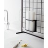 Yamazaki Kitchen Rack, Horizontal Stove Rack, Freestanding Mesh Panel for