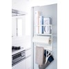 Yamazaki 2907 Magnetic Refrigerator Side Rack, White, Approx. W 9.6