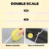6 PCS Double Scale Antler Measuring Tapes for Deer and