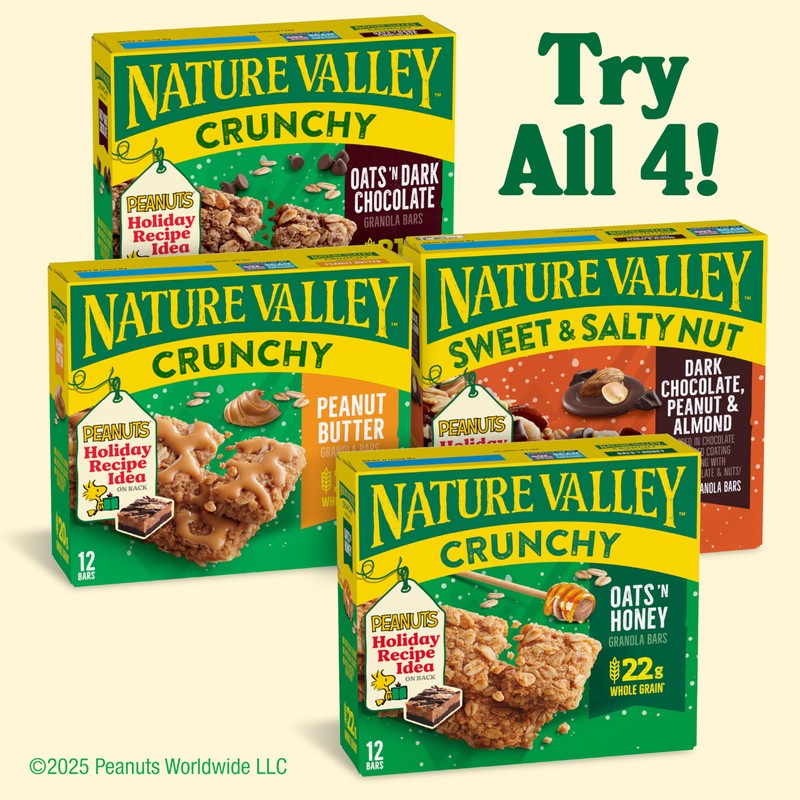 Nature Valley Crunchy Granola Bars, Peanut Butter, 12 Ct, 8.94
