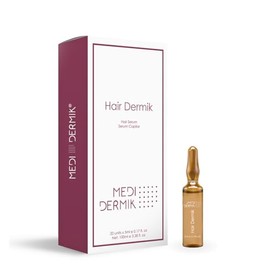 Hair Dermik – Hair & Scalp Revitalizing Solution – 20 Ampoules x 5 ml (Total 100 ml / 3.38 fl oz)