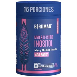 Birdman Myo & D-Chiro Inositol 4100 mg | Proporción 40:1 | Sin Aditivos | Cápsula Vegana | 15 Porciones | 90 Cápsulas
