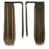 BARSDAR Ponytail Extension - 20 Inch Long Straight Wrap Around