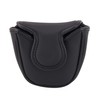 Golf Head Cover Mallet Square Magnetic PU Leather Putter Cover