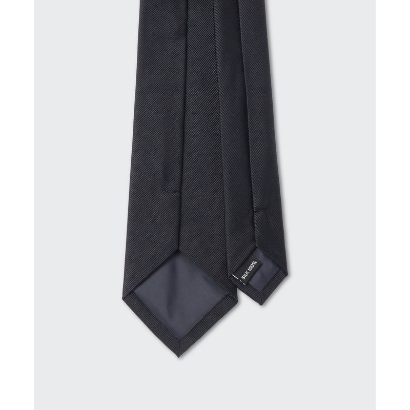 Musinsa Standard Silk Solid Tie [Dark Gray]