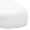 Side Mirror Cover Exterior Rearview Mirror Cover Cap Unpainted White