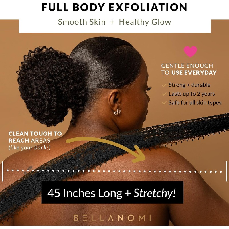 Esponja Exfoliante Africana Bellanomi – Limpieza Profunda y Piel Suave