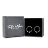 SOFIA MILANI - Women's Earrings 925 Silver Circle Bar Ball