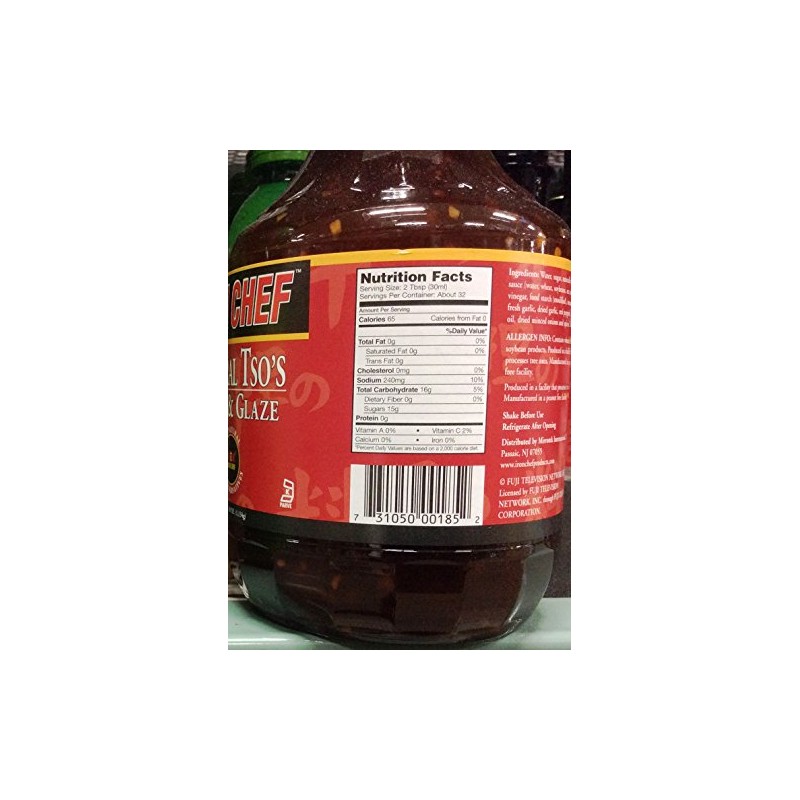 Iron Chef General Tsos Sauce and Glaze, Great for Barbeque,