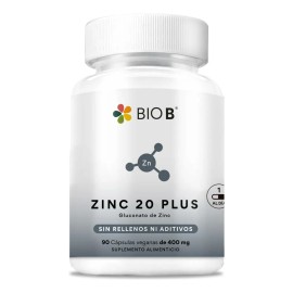 Bio B Zinc 20 Plus 90 Cápsulas Veganas