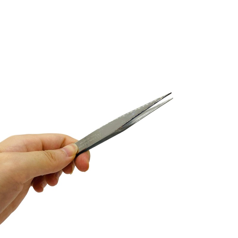 ANEX No. 1093 Tweezers Stainless Steel with Case, Set of