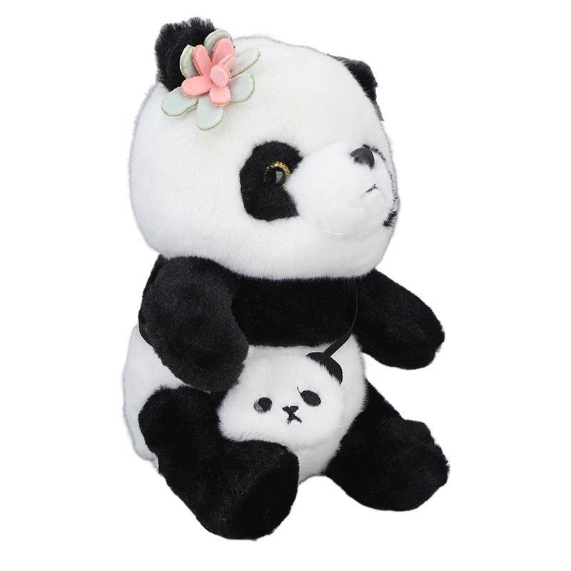 Cute Panda Plush Pillow Soft Comfortable Washable Simulation Panda Plush