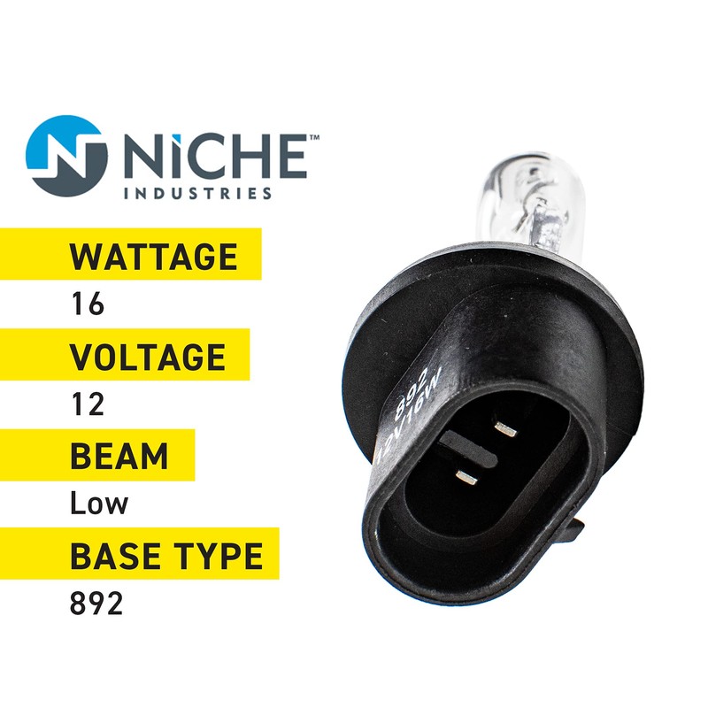 NICHE Headlight Light Bulb for BRP Ski-Doo Mini Z Snowmobile
