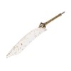 Feather Pen Set with 10 Interchangeable Nib Fire Lacquer Wax
