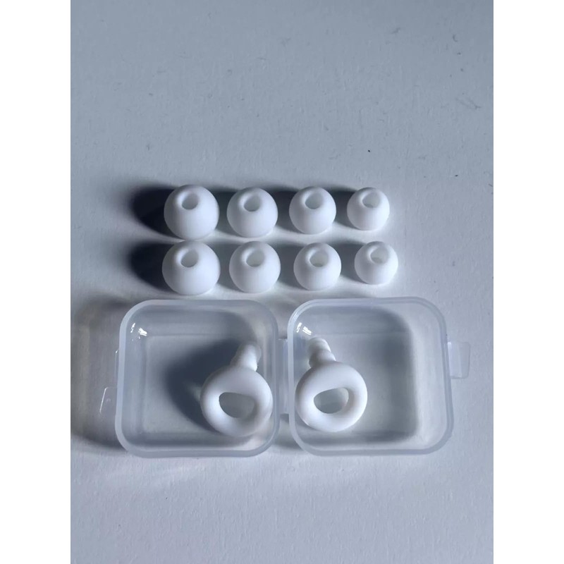 Dazzlet White Comfortable Reusable Noise Reducing Earplugs for Sleep, Deep