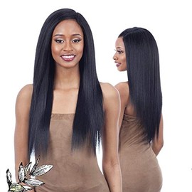 YAKY STRAIGHT 4PCS 14"/16"/18" (2 Dark Brown) - Shake-N-Go Synthetic Mastermix Organique Weave