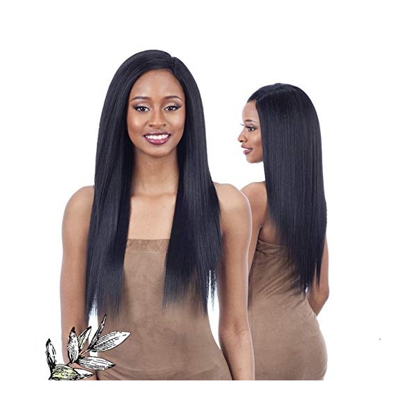 YAKY STRAIGHT 4PCS 14"/16"/18" (2 Dark Brown) - Shake-N-Go Synthetic Mastermix Organique Weave