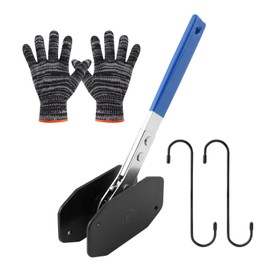 Brake Caliper Compression Tool,360° Adjustable Caliper Piston Compressor Tool,for Single/Twin/Quad Piston Calipers,with 2pcs Hanger Hooks,1Pair Glove,for Car SUV Brake Repair