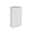 Household Essentials Door Hanging Laundry Bag, Washable Canvas Bag with