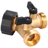 Sanpaint Garden Hose Splitter 2 Way Heavy Duty, Y Connector