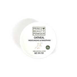 Prince Natural Beauty Powder for facial mask with 100% Cotton Facial Gauze Mask 10 sheets (Oatmeal 볶은귀리 2.82oz)