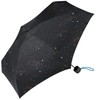 ESPRIT Cutted Cool Ultra Mini Pouch Pocket Umbrella Black Colourful