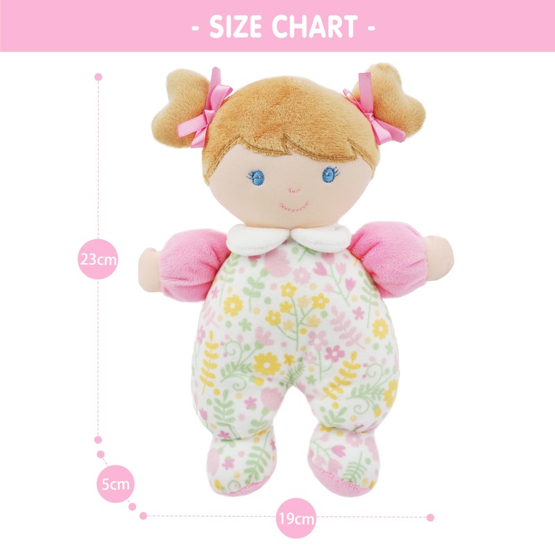 Lullaberry 23cm My First Doll Flora - Soft Plush Baby