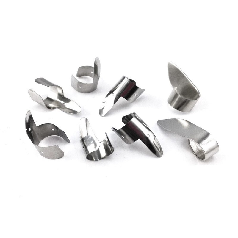 Honbay 6 Metal Finger Picks + 2 Thumb Picks Set