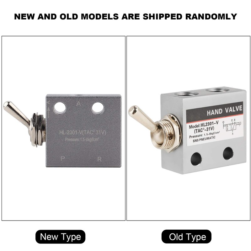 HL2301 Switch Valve Pneumatic 3-Way Diverter Valve with 2 Positions