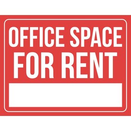 Office Space For Rent Sign Business Signs Sale Signs 8" x 12" Metal Tin Sign Garage Man Cave Wall Decor