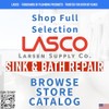 LASCO 02-4021 White Plastic Disposal Sink Strainer Fits Most