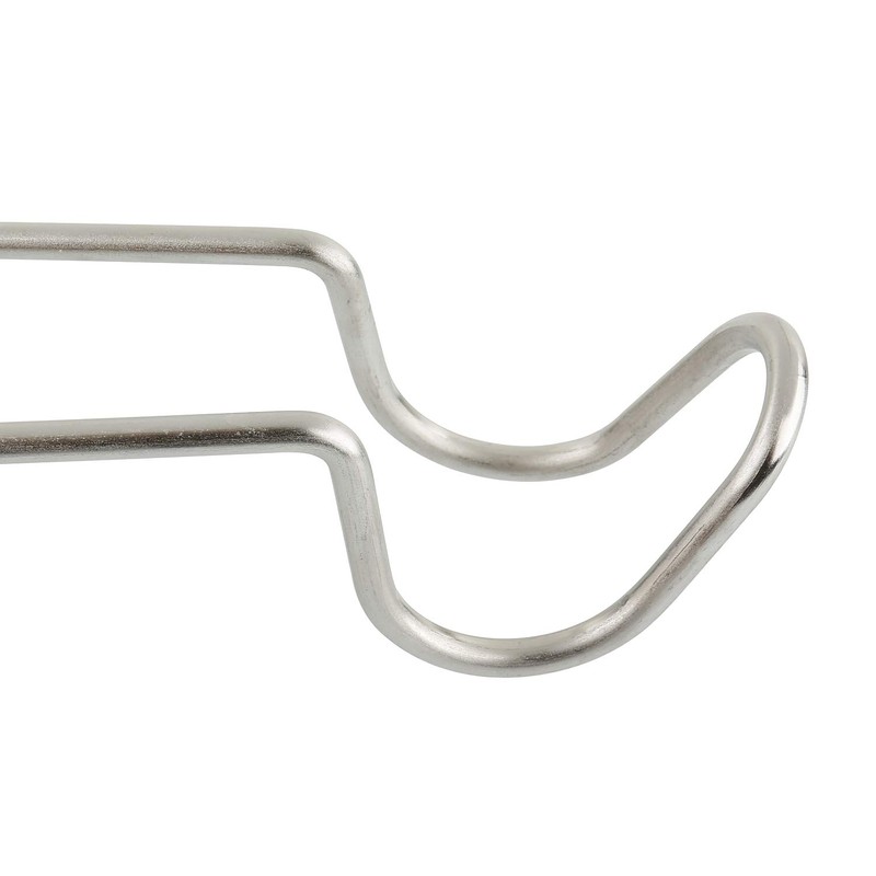 FLYFLYGO 2 Pcs Stainless Steel Silver Lantern Hangers Lantern Hooks