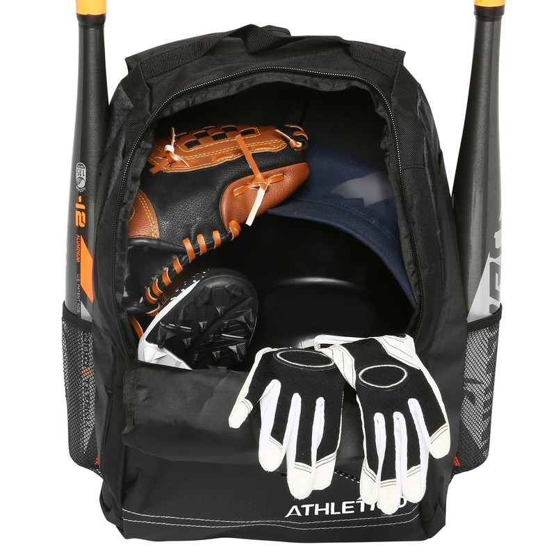 Athletico Youth Baseball Bag - Bat Backpack for Baseball, T-Ball