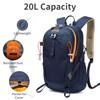 Small Hiking Backpack, 20L Lightweight Travel Backpacks For Men Women,