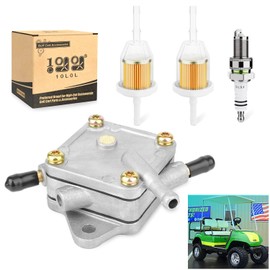 10L0L Golf Cart Fuel Pump Kit for Yamaha G16 G20 G22 4-Cycle Golf Cart 1996-2007, with Fuel Filter and Spark Plug, Replace OEM JN6-F4410-00-00, S FP-003 5910