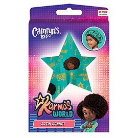 Camryn's BFF Karma's World Teal Karma Quotes Satin Bonnet